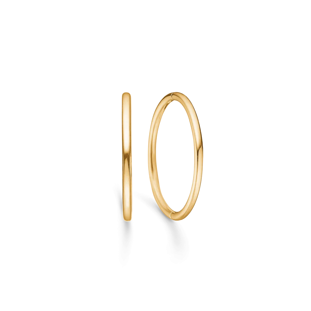 Mads Z - Sølv forg. 15 mm - Knækcreol - 8210528