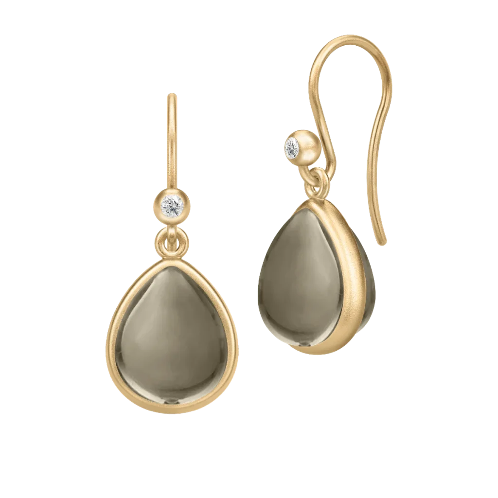 Julie Sandlau Paloma øreringe HKS631GDSMCRCZ i forgyldt sølv

