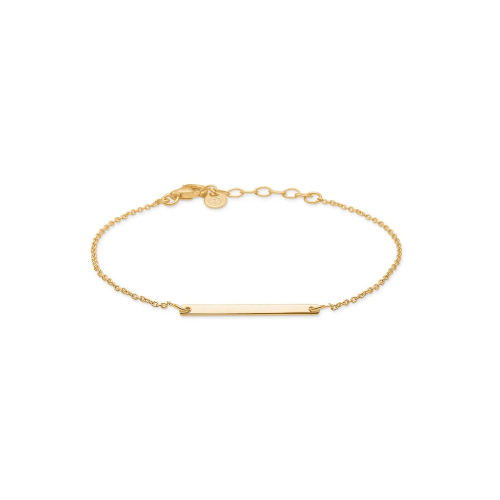 Mads Z - Sølv forg m. plade - Armbånd - 8250342