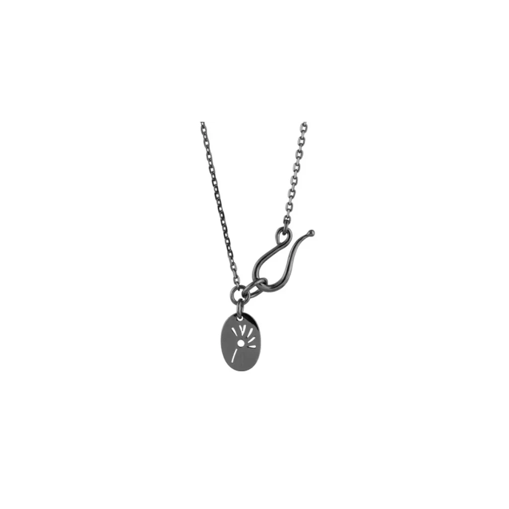 Georg Jensen - PEA CHAIN 1.5 SILVER RHODIUM PLATED 45 CM- Halskæde - 3532870