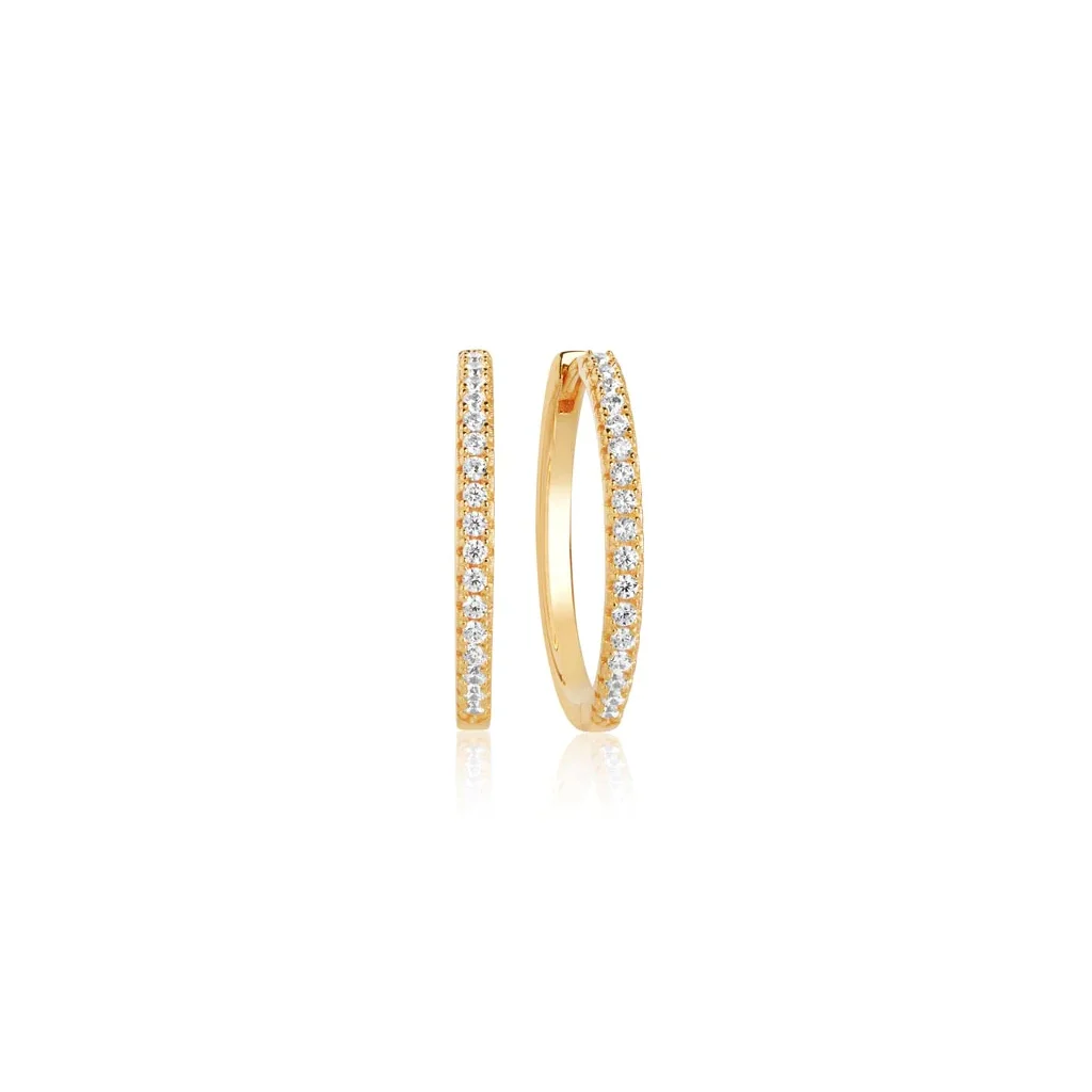 Sif Jacobs Ellera X-Grande ørestikker i forgyldt sølv
