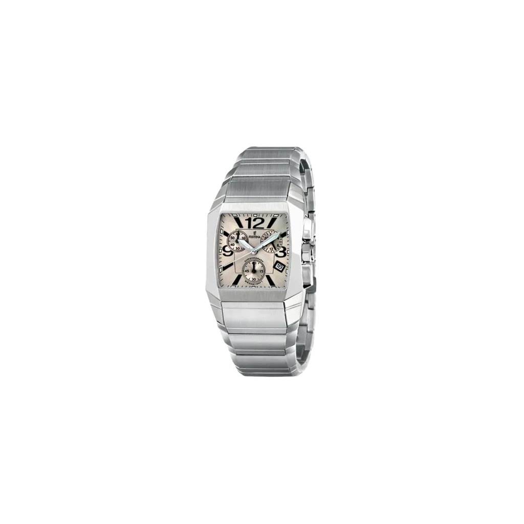 Festina herreur 16129/2 med quartz urværk og sølv urskive

