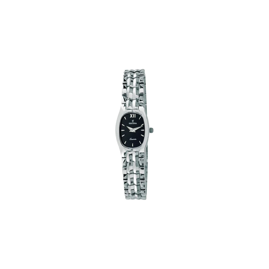 Festina dame 16092/3 quartz ur med sort urskive og mineral glas

