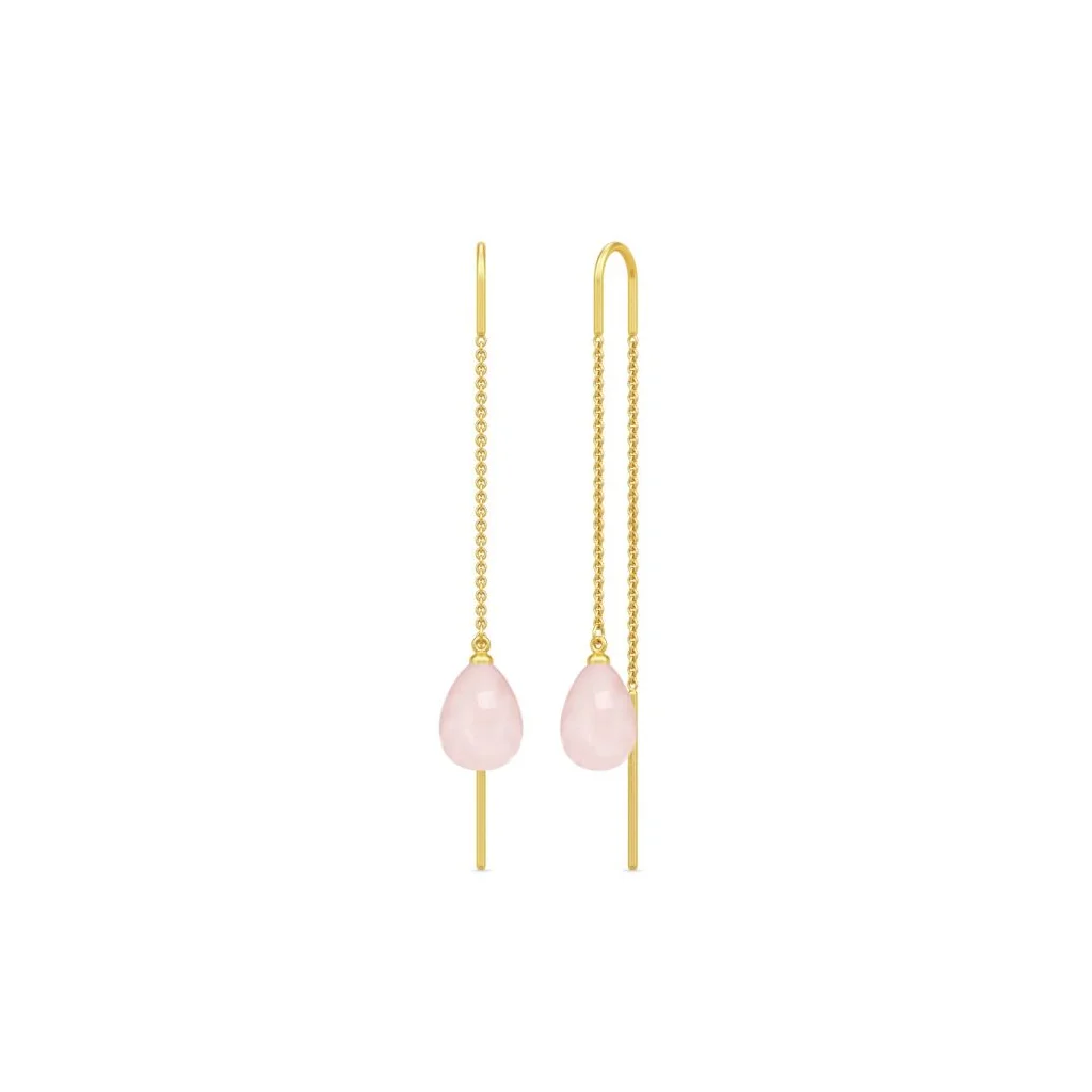 Julie Sandlau Camille ørehængere i forgødt sølv – elegante smykker til kvinder