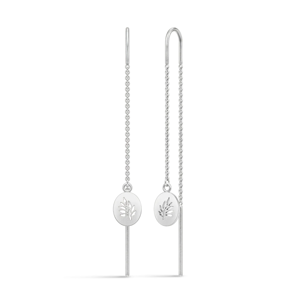 Julie Sandlau Tree of Life Ørehængere i Sølv
