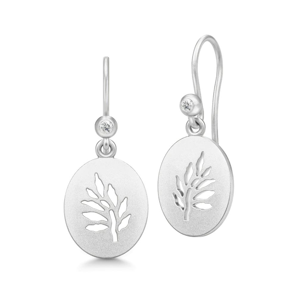 Julie Sandlau - Tree of Life Signet - Ørehængere - HKS662RHCZ