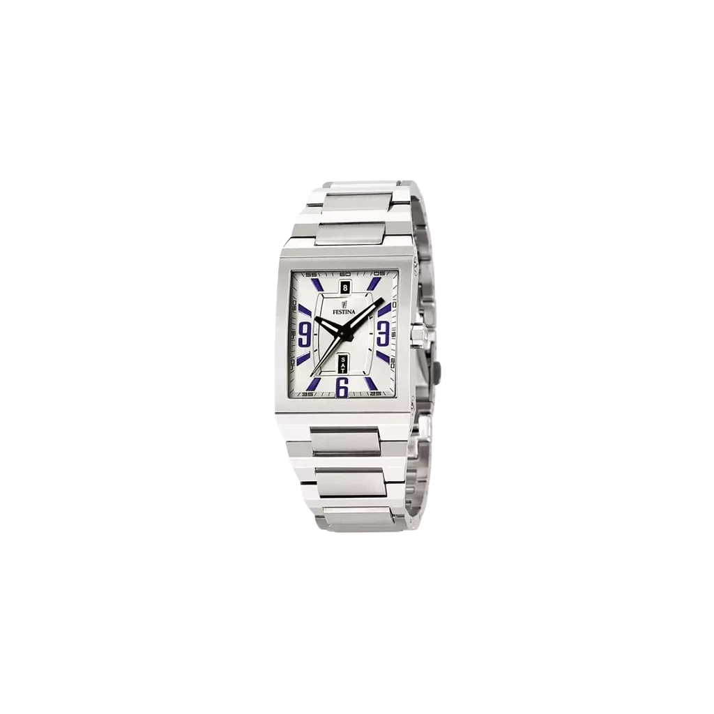 Festina Herre 16188/1 quartz ur med sølv urskive og mineral glas

