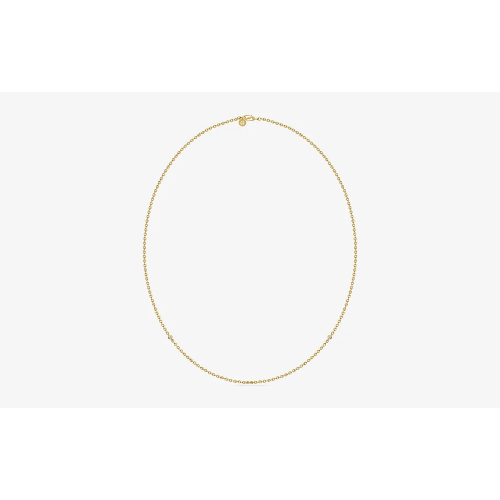 Julie Sandlau Halskæde 60cm – Forgyldt sølvsmykke