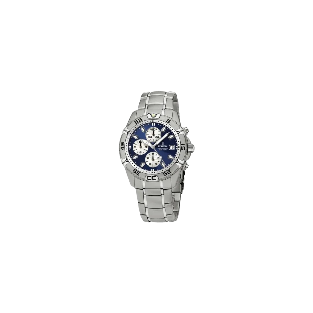 Festina Chronograph 16169/3 herre ur med blå urskive og quartz urværk