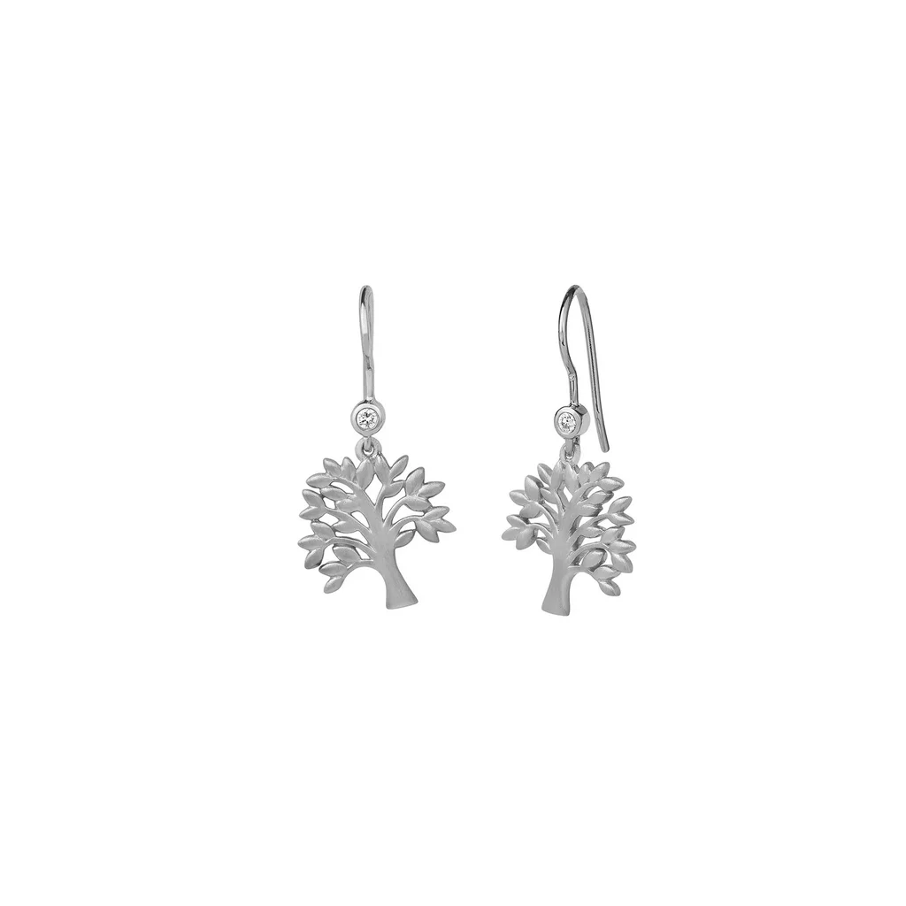 byBiehl Tree of Life øreringe i sølv – elegant og symbolsk design