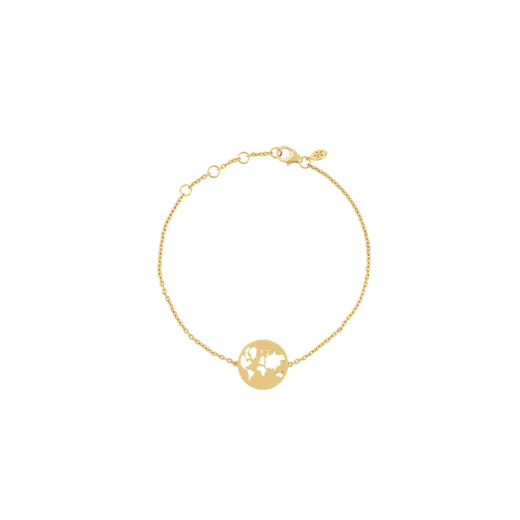 byBiehl Beautiful World armbånd i forgyldt sølv – luksuriøst smykke