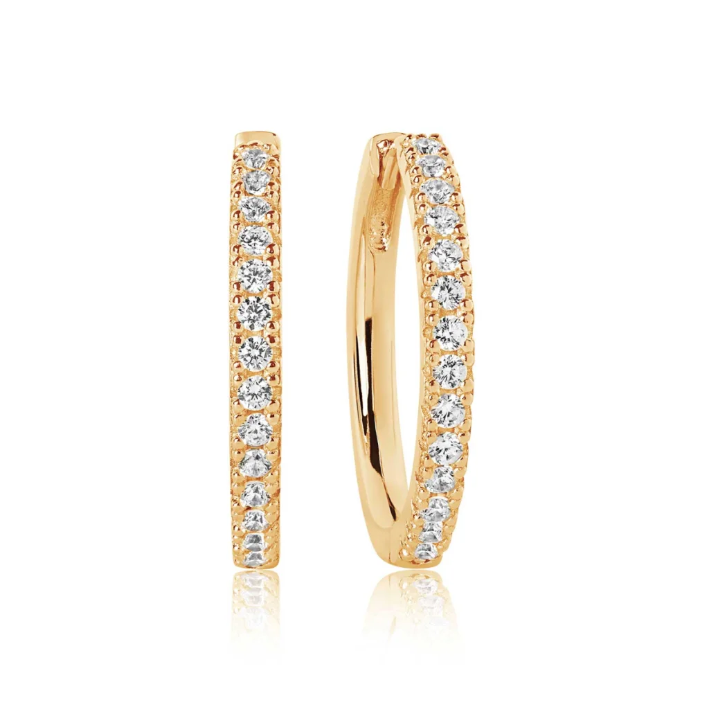 Sif Jacobs Ellera Grande øreringe forgyldt