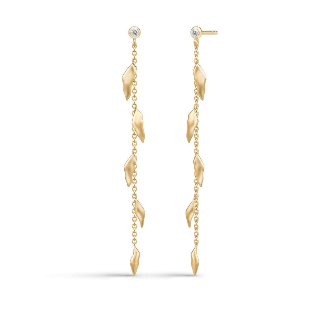 Julie Sandlau Tree of Life ørestikker i forgyldt sølv – smykker til kvinder