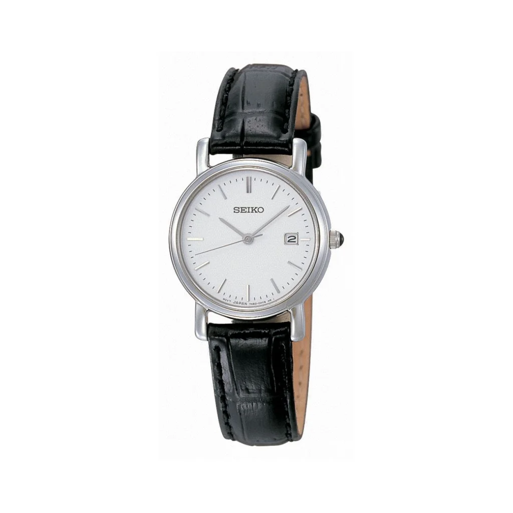 Seiko SXDA11P1 dameur med sølv urskive og safirglas

