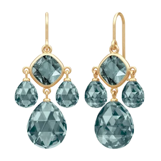 Julie Sandlau Olivia forgyldt sølv øreing HKS777GDMDCR

