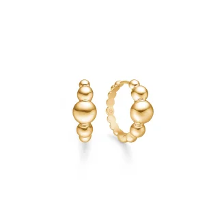 Mads Z 14kt Biggest Ball 12mm Gold Earrings - Luxury Jewelry