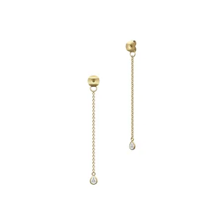 Julie Sandlau - Øreringe Sommerfugle Guld - BF02GDCZ