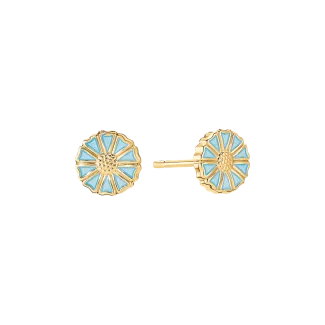 Lund Copenhagen Marguerit ørestikker 9095097-4-LB i forgyldt sølv