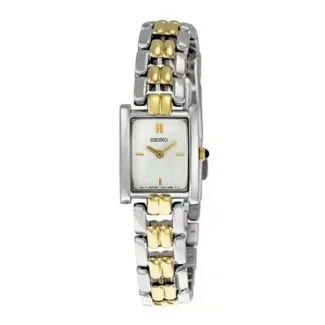 Seiko SUJC70 dameur med hvid urskive, safirglas og 30 bar vandtæthed

