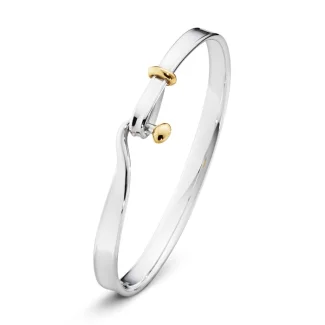 Georg Jensen - TORUN BANGLE 204 SILVER YG M - 20000546000M