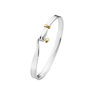 Georg Jensen - TORUN BANGLE 204 SILVER YG S - 20000546000S