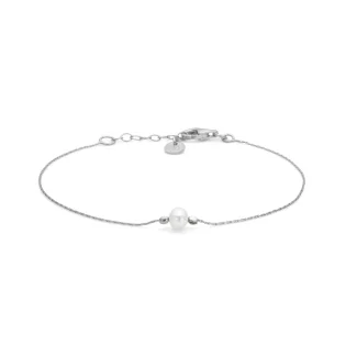 Mads Z - Sølv Grain m. perle - Armbånd  - 8153376