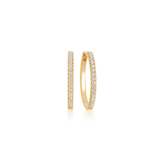 Sif Jacobs Ellera X-Grande ørestikker i forgyldt sølv
