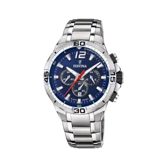 Festina Chrono Bike herre ur 20522/3 med blå urskive og quartz urværk
