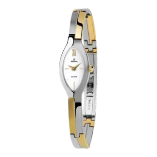 Festina Dame 16163/1 ur med sølv urskive og mineral glas

