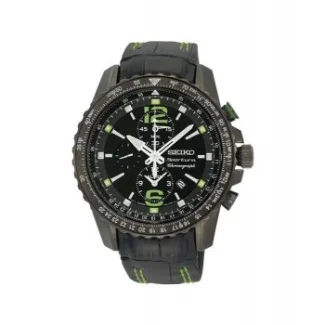 Seiko Sportura Chronograph SNAE97P1 herreur med sort urskive

