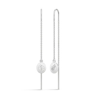 Julie Sandlau Tree of Life Ørehængere i Sølv
