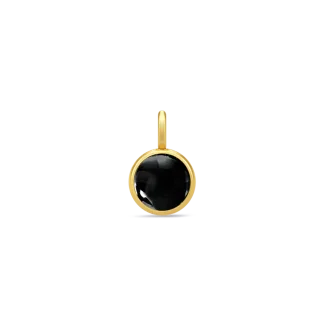 Julie Sandlau Moon Vedhæng i Sølv og Forgyldt Design