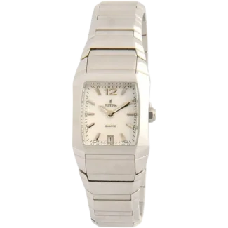 Festina Dameur 16133/1 med sølv urskive og safirglas

