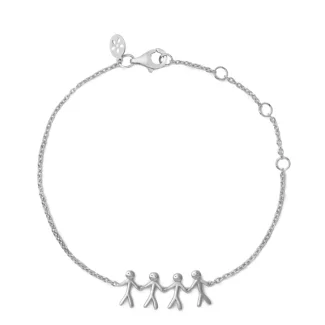 byBiehl Together Family 4 armbånd – sølv armbånd til kvinder