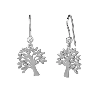 byBiehl Tree of Life øreringe i sølv – elegant og symbolsk design
