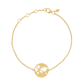byBiehl Beautiful World armbånd i forgyldt sølv – luksuriøst smykke