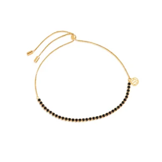 Sif Jacobs Ellera Tennis Armbånd i forgyldt sølv

