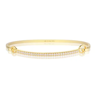 Sif Jacobs Capizzi armring i forgyldt sølv