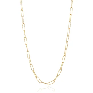 Sif Jacobs Luce Piccolo Halskæde C12290-SG forgyldt sølvsmykke