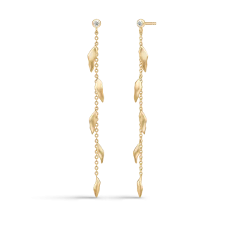 Julie Sandlau Tree of Life ørestikker i forgyldt sølv – smykker til kvinder