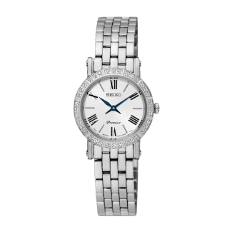 Seiko Premier SWR023P1 dameur med sølv urskive

