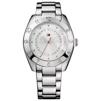 Tommy Hilfiger dameur 40mm sølv med quartz urværk